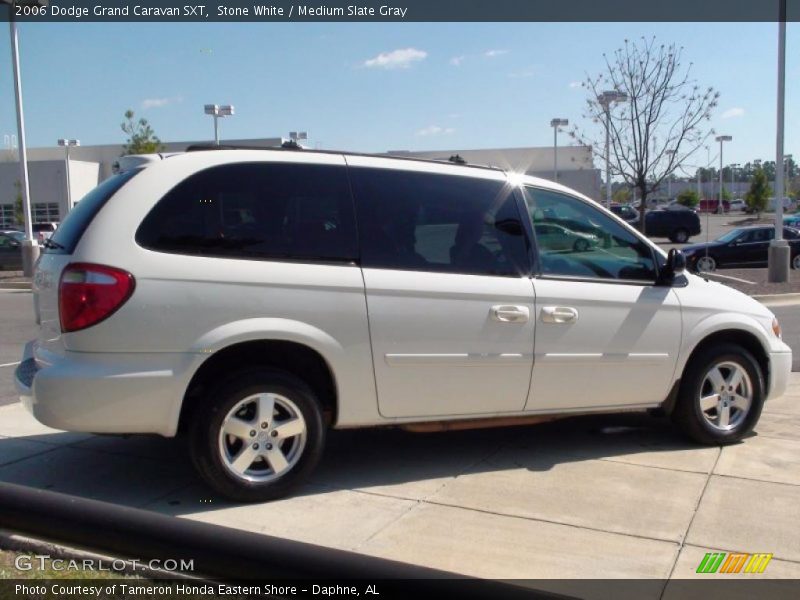 Stone White / Medium Slate Gray 2006 Dodge Grand Caravan SXT