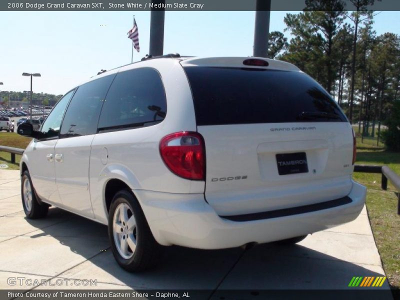 Stone White / Medium Slate Gray 2006 Dodge Grand Caravan SXT