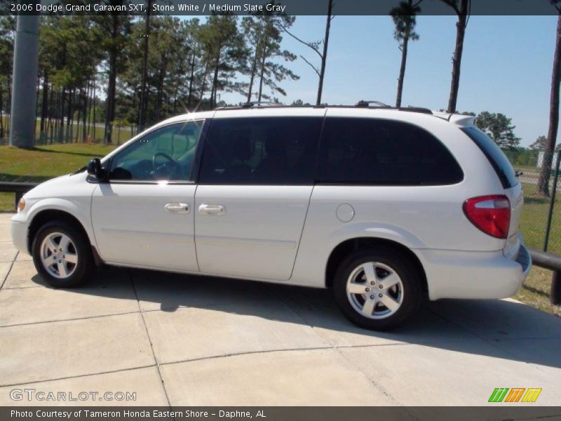 Stone White / Medium Slate Gray 2006 Dodge Grand Caravan SXT