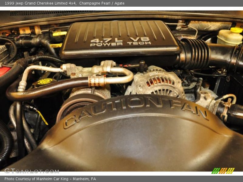 Champagne Pearl / Agate 1999 Jeep Grand Cherokee Limited 4x4