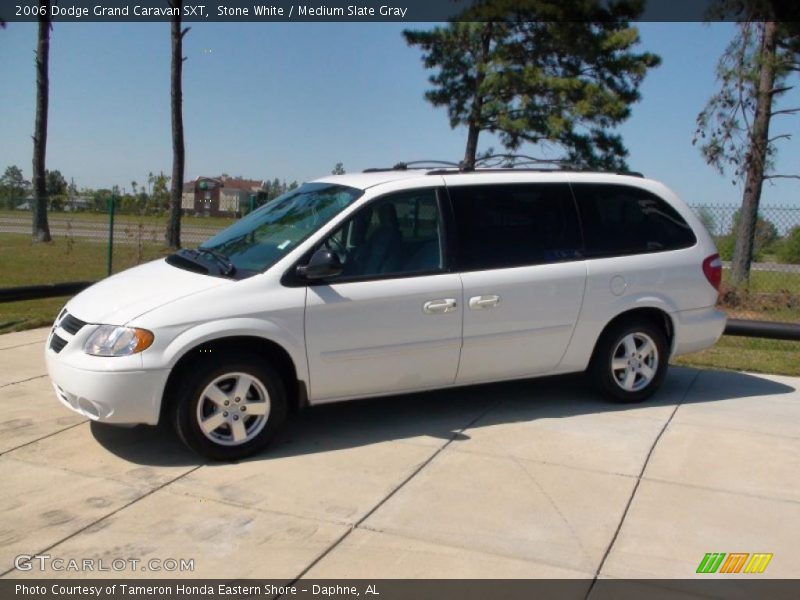 Stone White / Medium Slate Gray 2006 Dodge Grand Caravan SXT