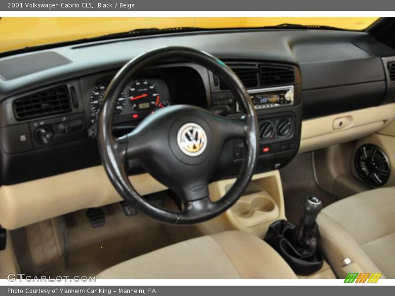 Black / Beige 2001 Volkswagen Cabrio GLS