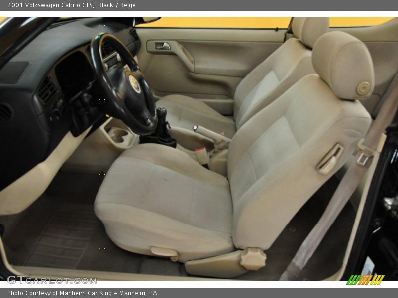Black / Beige 2001 Volkswagen Cabrio GLS