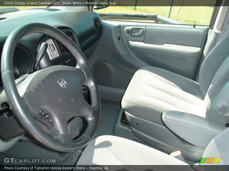 Stone White / Medium Slate Gray 2006 Dodge Grand Caravan SXT