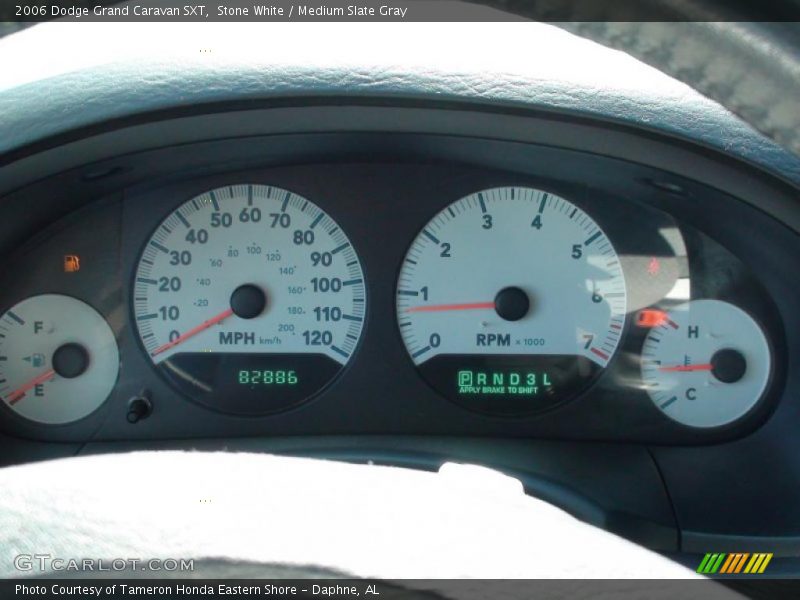 Stone White / Medium Slate Gray 2006 Dodge Grand Caravan SXT