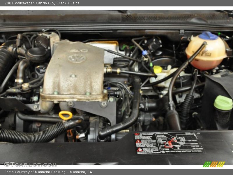 Black / Beige 2001 Volkswagen Cabrio GLS
