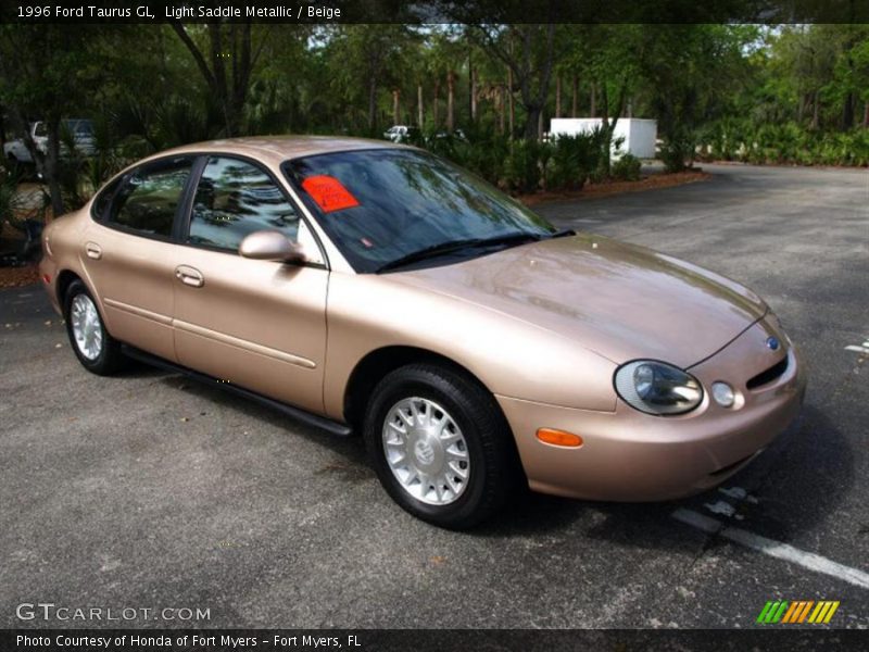 Light Saddle Metallic / Beige 1996 Ford Taurus GL