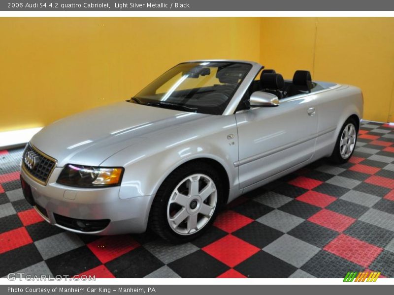 Light Silver Metallic / Black 2006 Audi S4 4.2 quattro Cabriolet