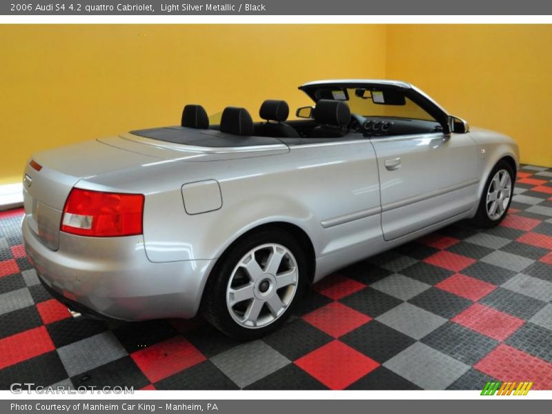 Light Silver Metallic / Black 2006 Audi S4 4.2 quattro Cabriolet