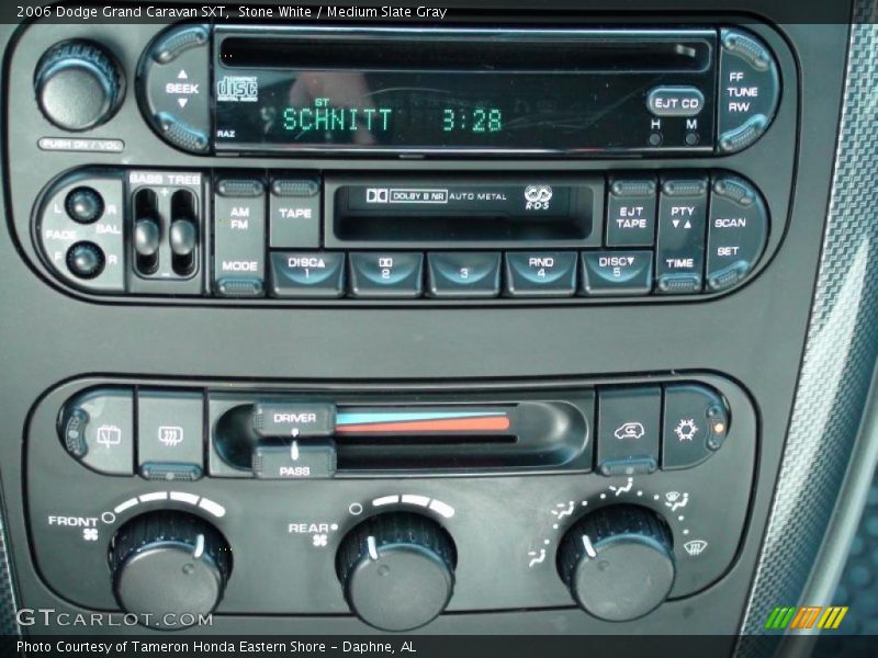 Stone White / Medium Slate Gray 2006 Dodge Grand Caravan SXT