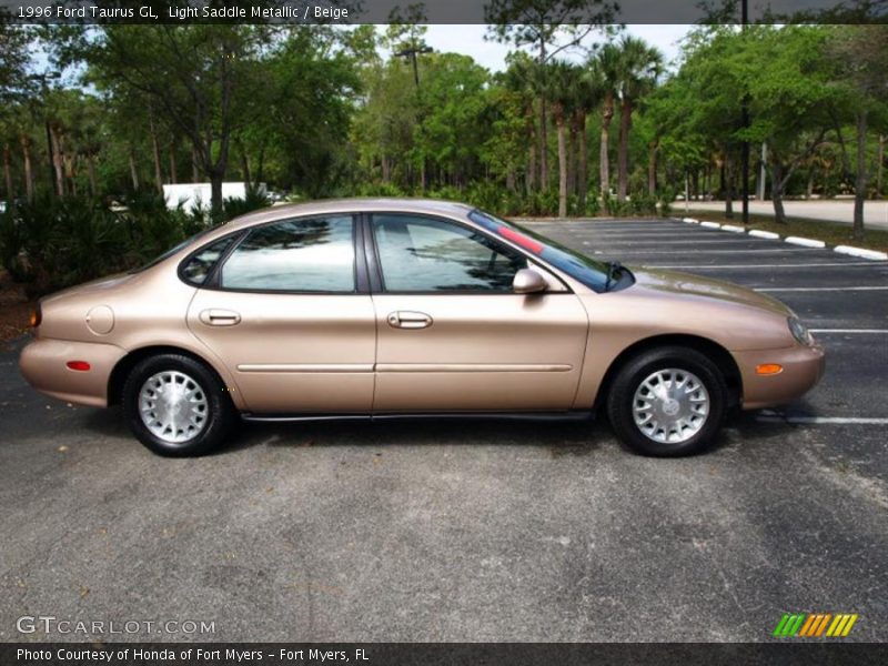 Light Saddle Metallic / Beige 1996 Ford Taurus GL