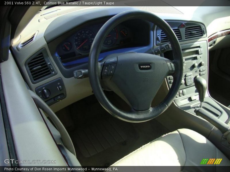 Cosmos Blue Metallic / Taupe/Light Taupe 2001 Volvo S60 2.4T