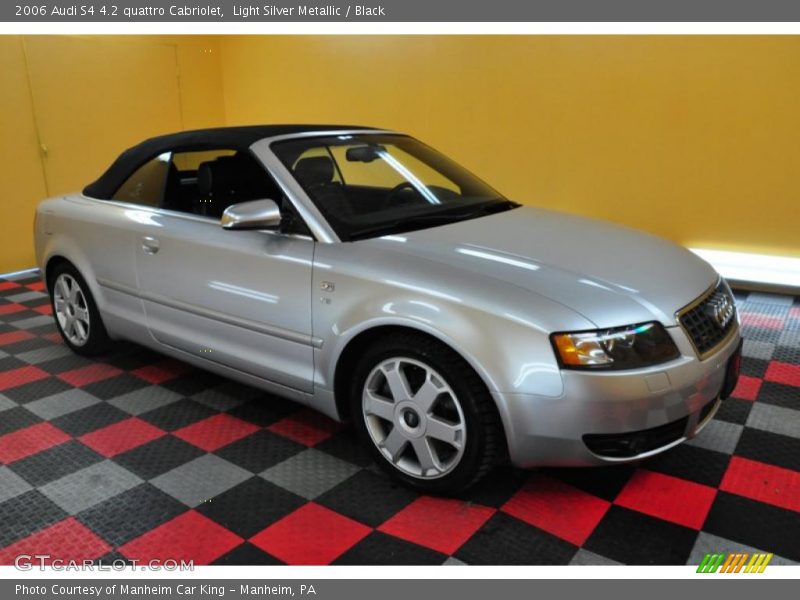 Light Silver Metallic / Black 2006 Audi S4 4.2 quattro Cabriolet
