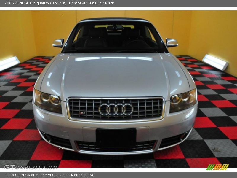 Light Silver Metallic / Black 2006 Audi S4 4.2 quattro Cabriolet