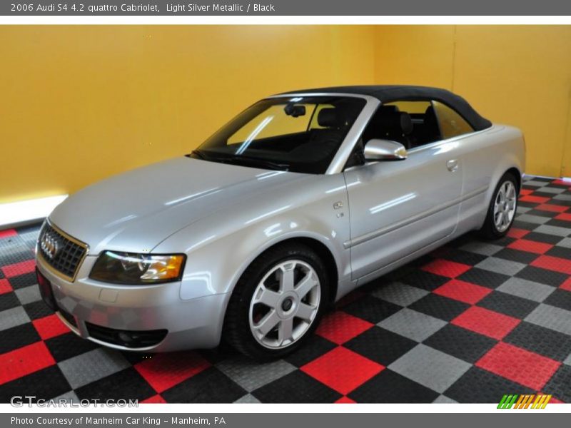 Light Silver Metallic / Black 2006 Audi S4 4.2 quattro Cabriolet