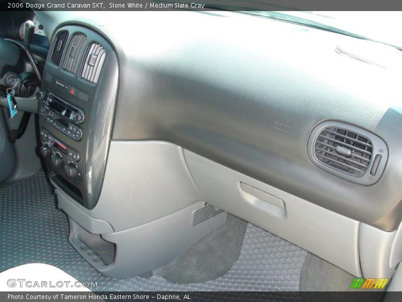 Stone White / Medium Slate Gray 2006 Dodge Grand Caravan SXT