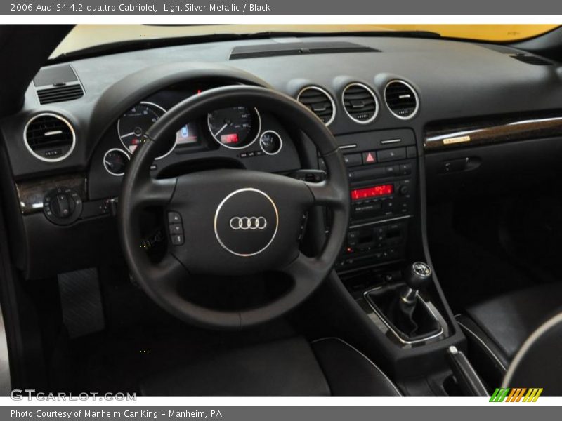 Light Silver Metallic / Black 2006 Audi S4 4.2 quattro Cabriolet