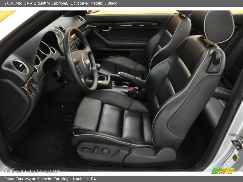 Light Silver Metallic / Black 2006 Audi S4 4.2 quattro Cabriolet