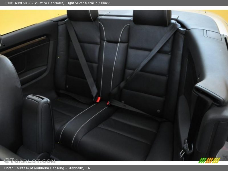 Light Silver Metallic / Black 2006 Audi S4 4.2 quattro Cabriolet