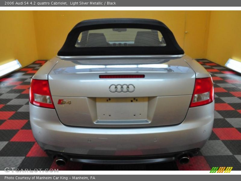 Light Silver Metallic / Black 2006 Audi S4 4.2 quattro Cabriolet