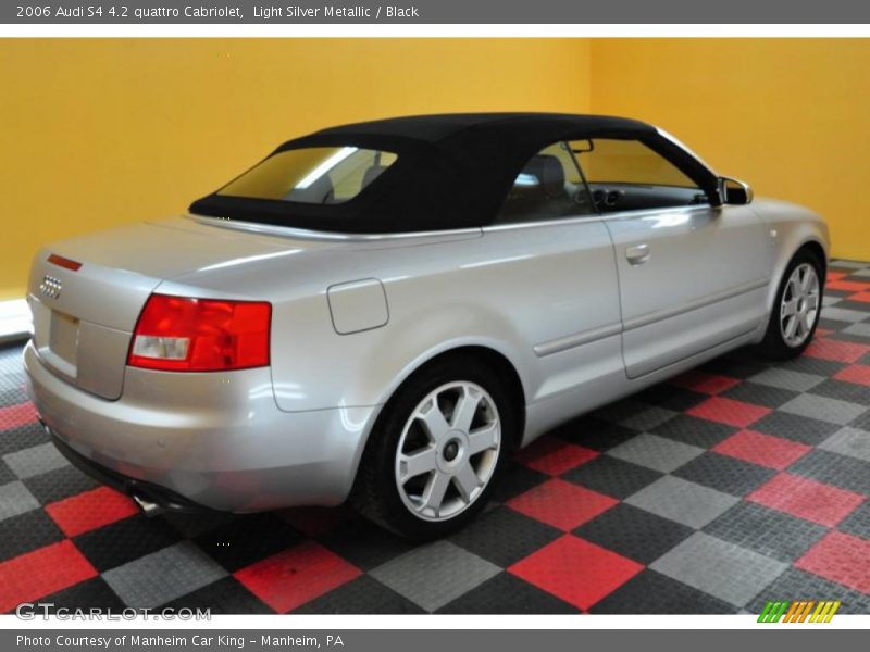 Light Silver Metallic / Black 2006 Audi S4 4.2 quattro Cabriolet