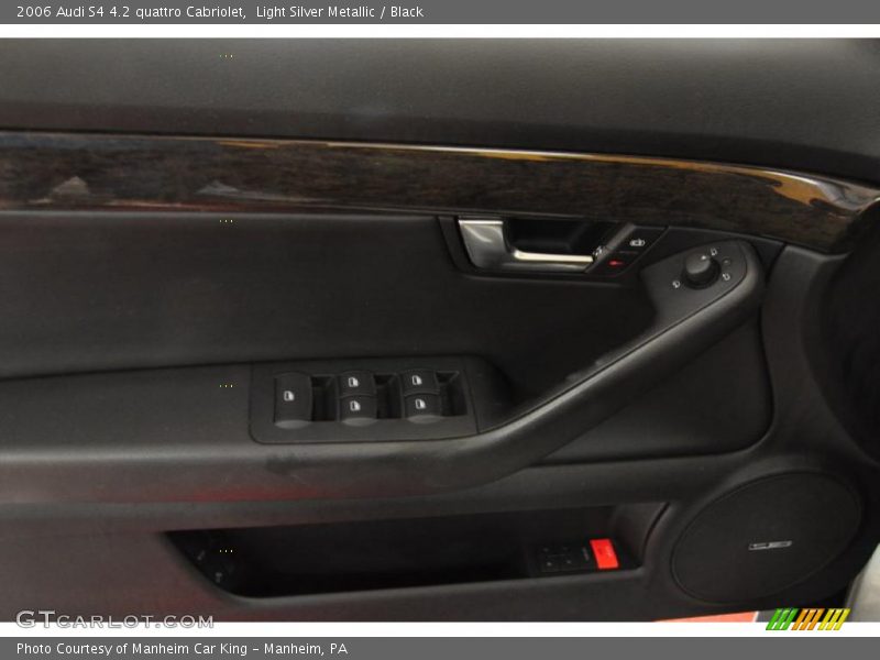 Light Silver Metallic / Black 2006 Audi S4 4.2 quattro Cabriolet