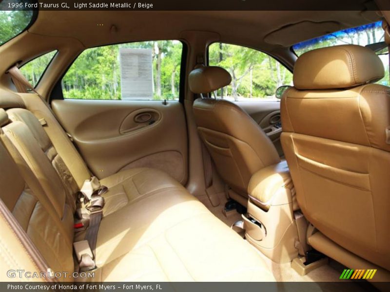 Light Saddle Metallic / Beige 1996 Ford Taurus GL