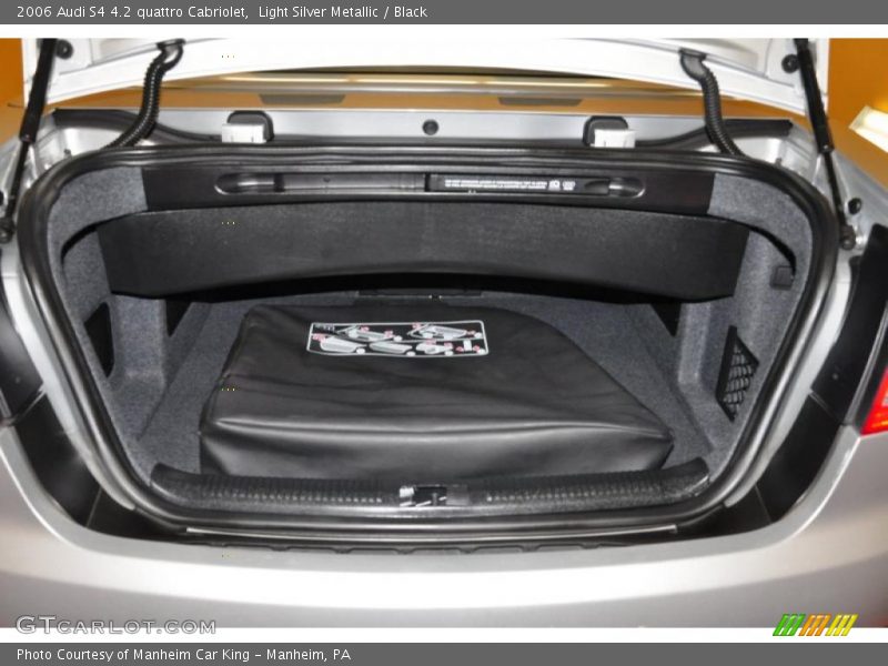 Light Silver Metallic / Black 2006 Audi S4 4.2 quattro Cabriolet