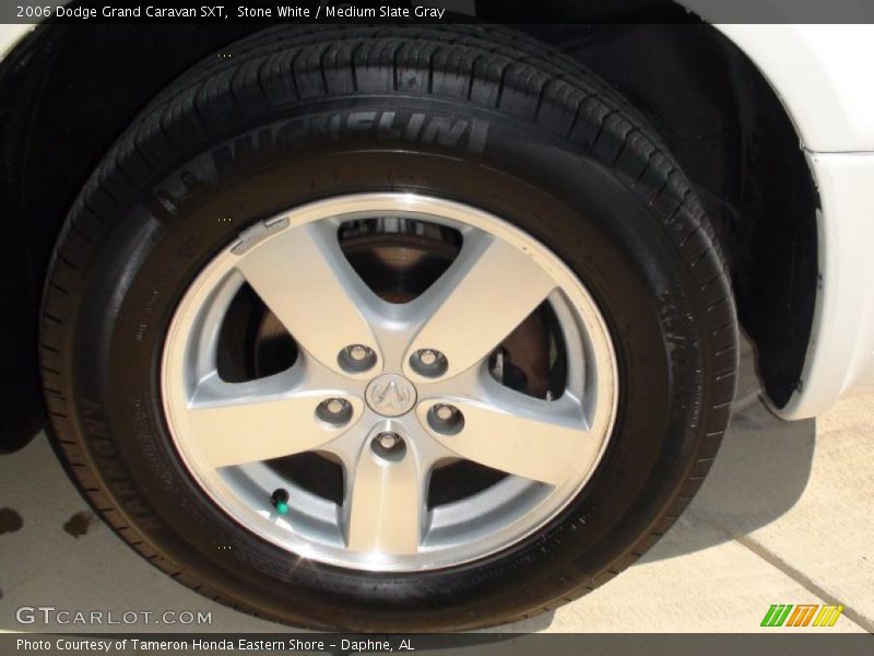 Stone White / Medium Slate Gray 2006 Dodge Grand Caravan SXT