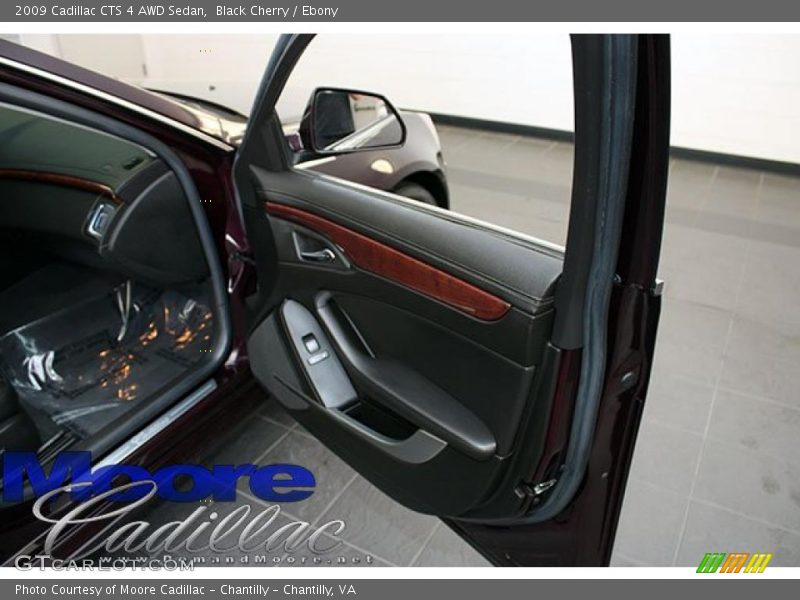 Black Cherry / Ebony 2009 Cadillac CTS 4 AWD Sedan