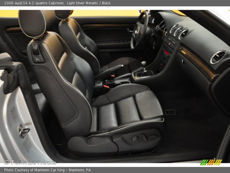 Light Silver Metallic / Black 2006 Audi S4 4.2 quattro Cabriolet