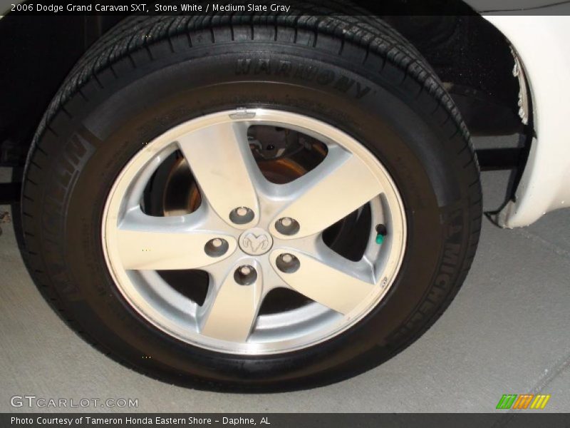 Stone White / Medium Slate Gray 2006 Dodge Grand Caravan SXT