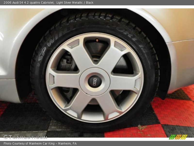 Light Silver Metallic / Black 2006 Audi S4 4.2 quattro Cabriolet