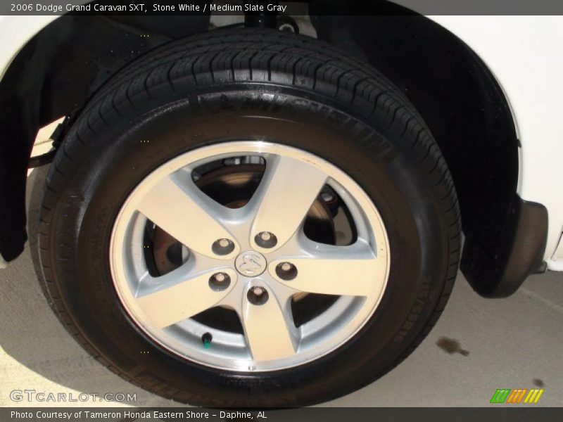 Stone White / Medium Slate Gray 2006 Dodge Grand Caravan SXT