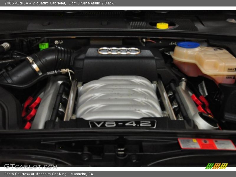 Light Silver Metallic / Black 2006 Audi S4 4.2 quattro Cabriolet