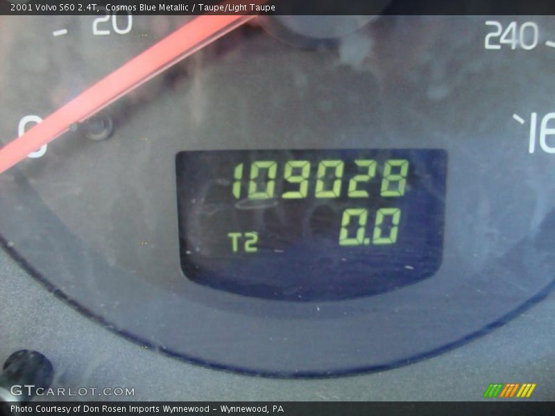 Cosmos Blue Metallic / Taupe/Light Taupe 2001 Volvo S60 2.4T