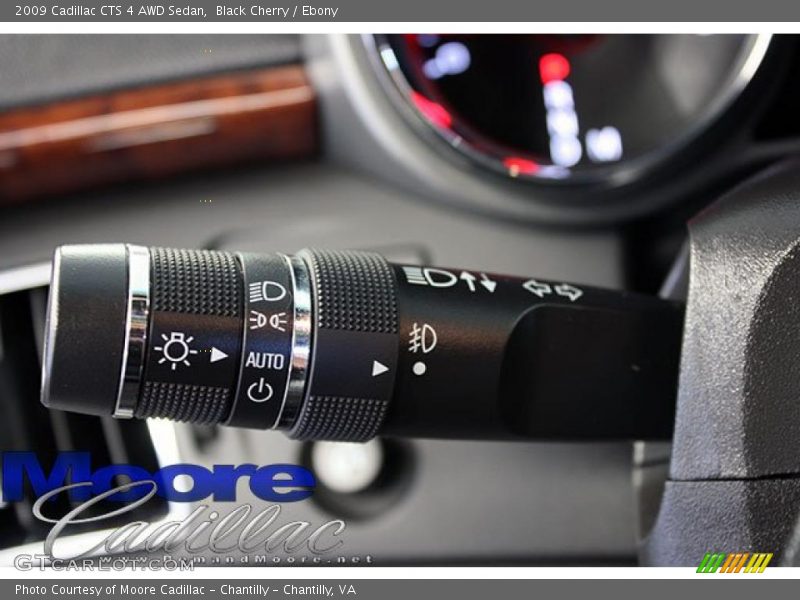 Black Cherry / Ebony 2009 Cadillac CTS 4 AWD Sedan