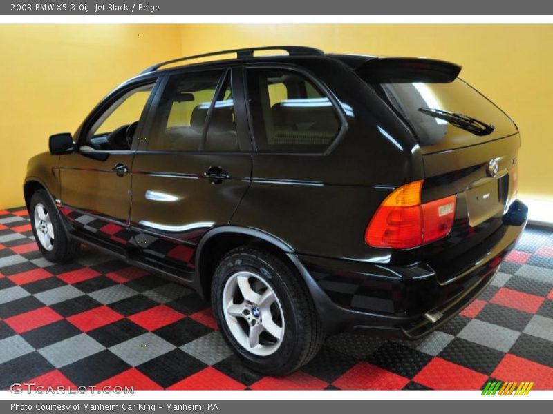 Jet Black / Beige 2003 BMW X5 3.0i