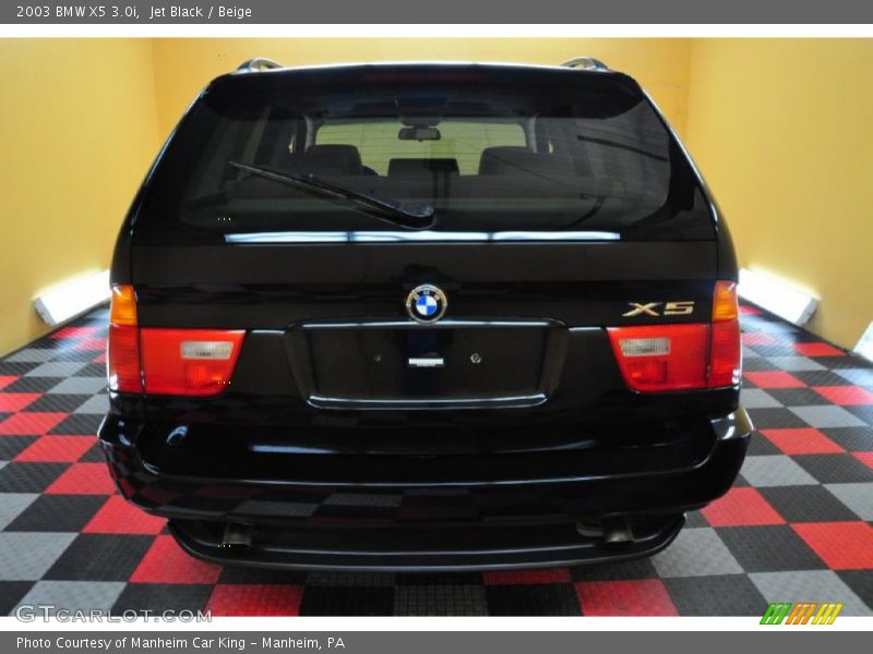 Jet Black / Beige 2003 BMW X5 3.0i