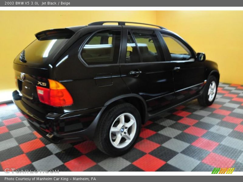Jet Black / Beige 2003 BMW X5 3.0i