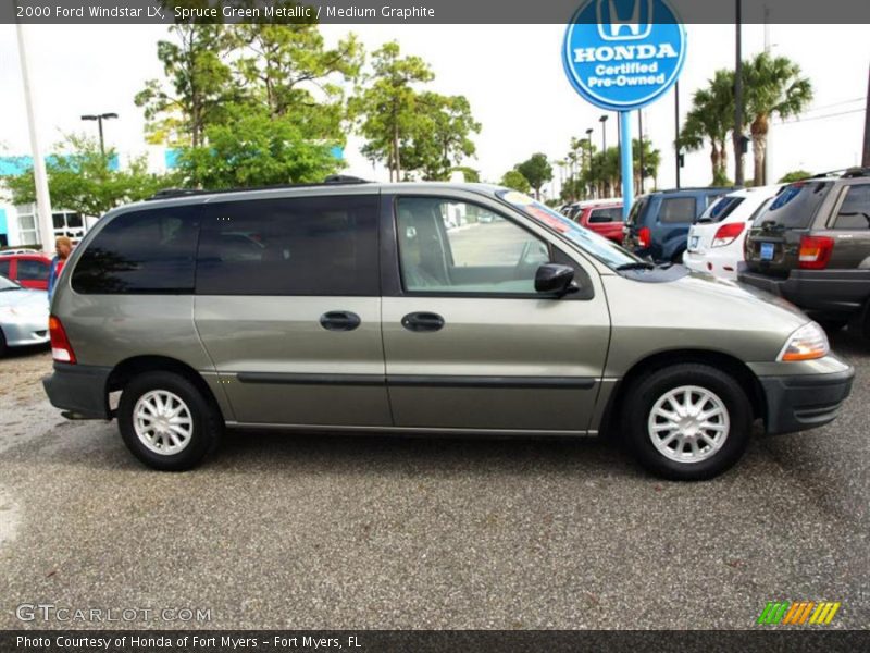 Spruce Green Metallic / Medium Graphite 2000 Ford Windstar LX