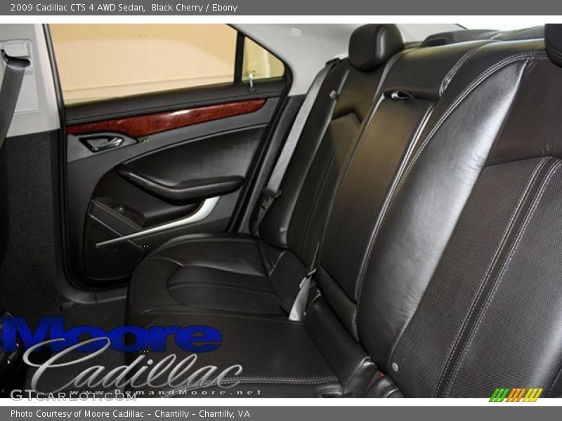 Black Cherry / Ebony 2009 Cadillac CTS 4 AWD Sedan
