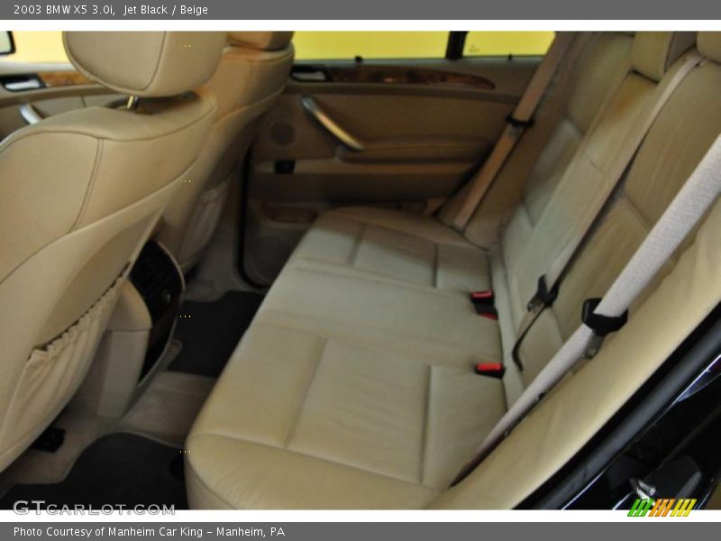 Jet Black / Beige 2003 BMW X5 3.0i