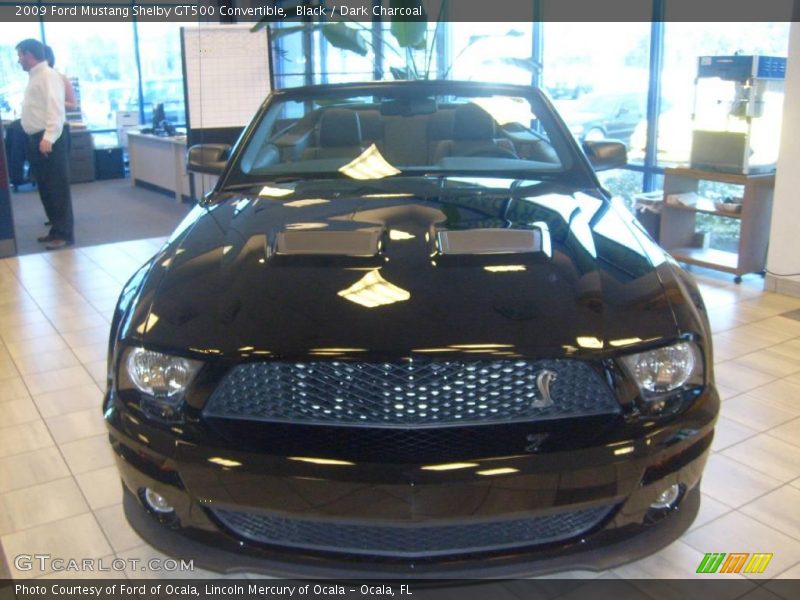 Black / Dark Charcoal 2009 Ford Mustang Shelby GT500 Convertible