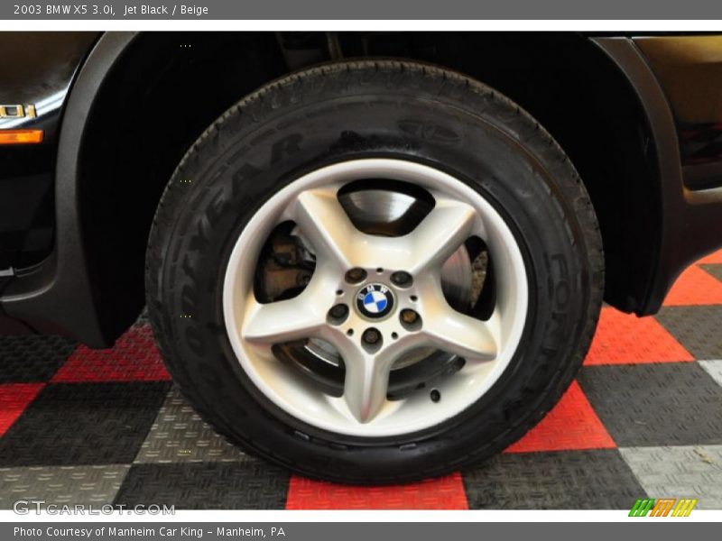 Jet Black / Beige 2003 BMW X5 3.0i