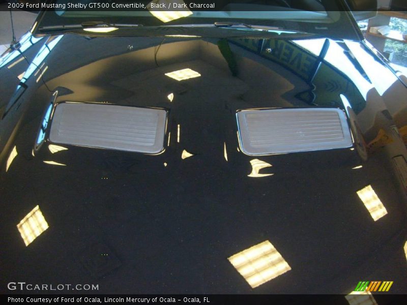 Black / Dark Charcoal 2009 Ford Mustang Shelby GT500 Convertible
