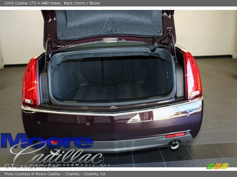 Black Cherry / Ebony 2009 Cadillac CTS 4 AWD Sedan