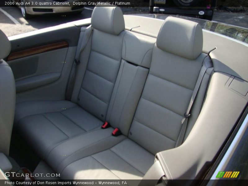 Dolphin Gray Metallic / Platinum 2006 Audi A4 3.0 quattro Cabriolet