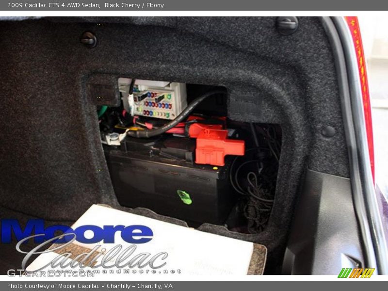 Black Cherry / Ebony 2009 Cadillac CTS 4 AWD Sedan