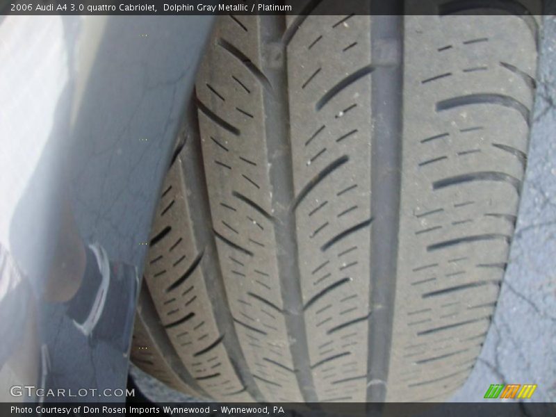 Dolphin Gray Metallic / Platinum 2006 Audi A4 3.0 quattro Cabriolet